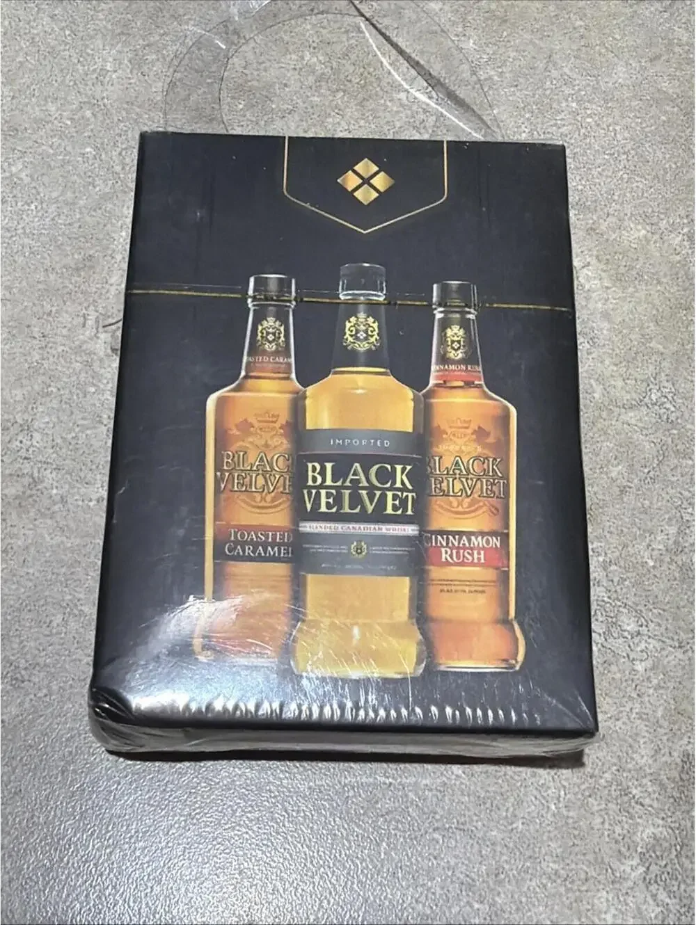 Black Velvet Whiskey Playing Card Deck NEW SEALED 2014 Barware Poker Gambling